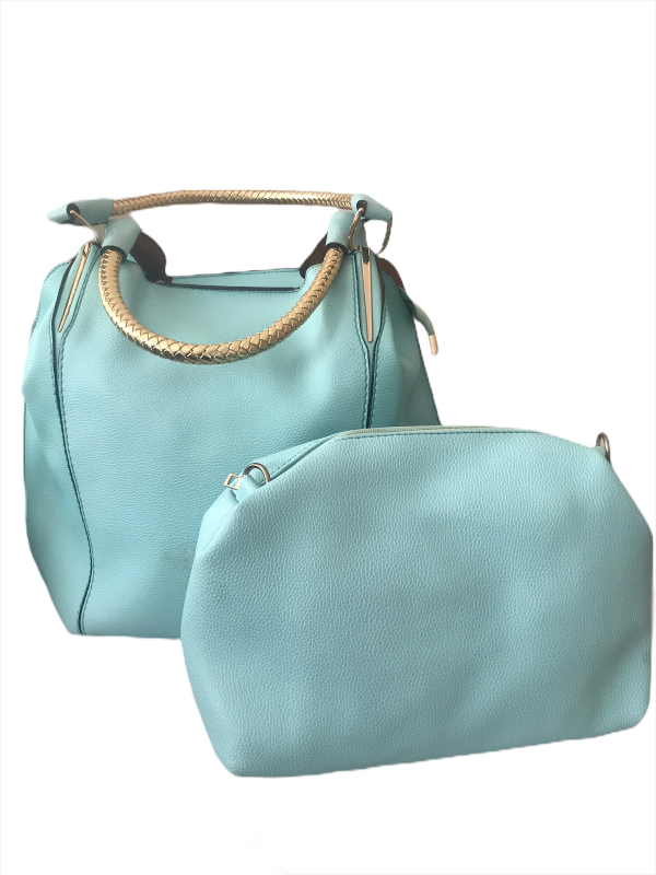 mavi makyaj çantalı çanta